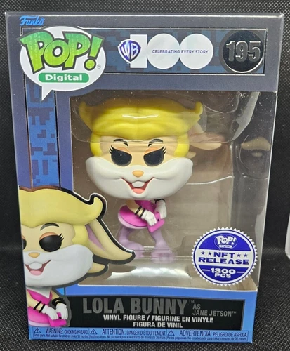 Funko Pop Digital 195 Lola Bunny as Jane Jetson LE 1300 W/Protector WB100