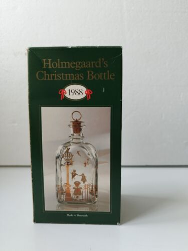 Holmegaard Weihnachtsflasche von 1988. Unbenutzt. Verpackt. Michael Bang,Jette Fröhlich - Bild 2 von 10