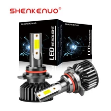 2X Luces Fuertes Para Auto Coche Luz Carro Bulbs 9012 LED SUPER Blanco High/Low