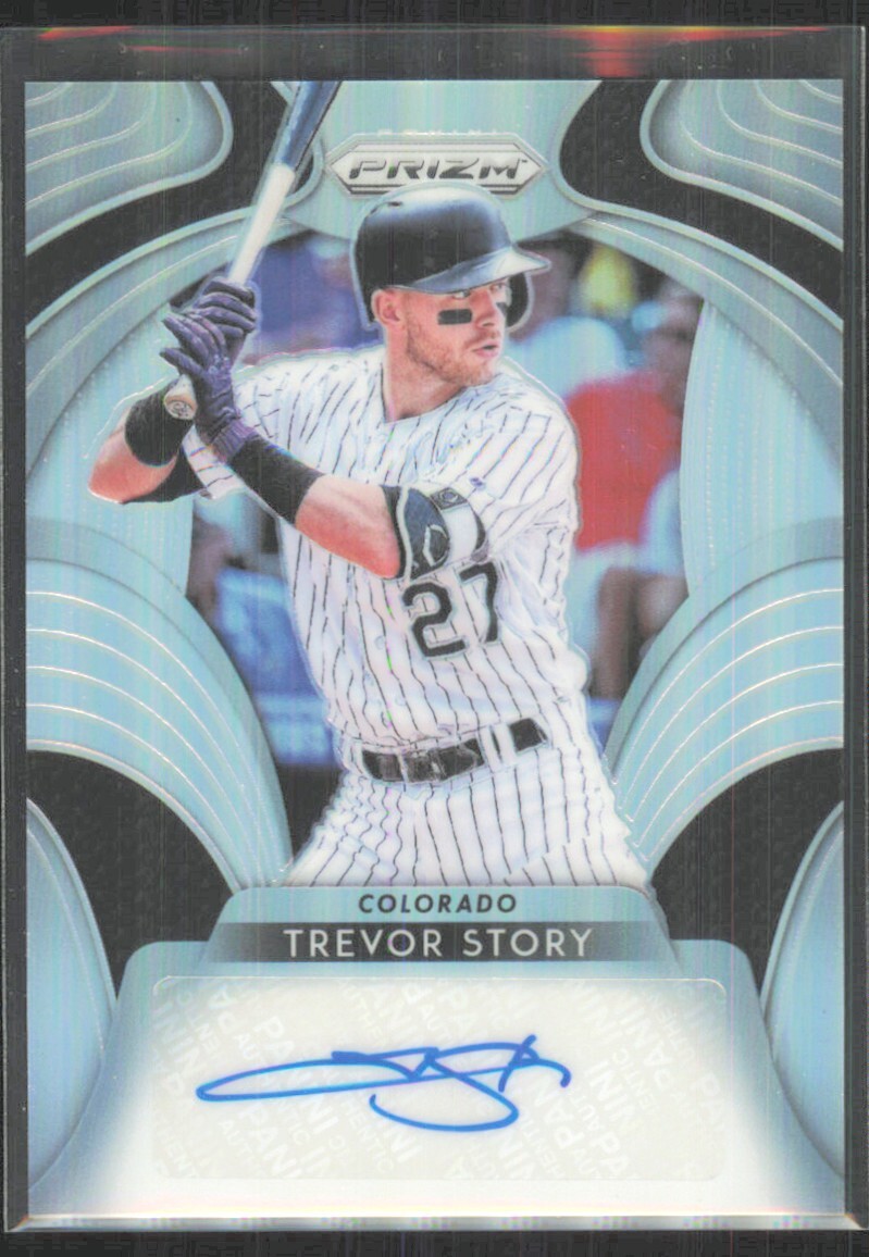 2019 Panini Prizm Silver Signatures Trevor Story Auto