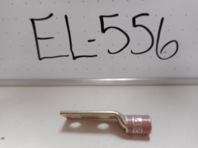 NOS 54255 THOMAS & BETTS COPPER TWO HOLE LUG, STANDARD BARREL,  