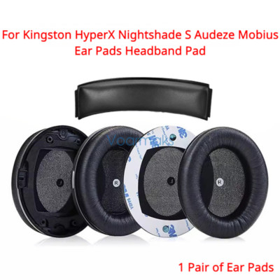 Replacement Ear Pads for Kingston HyperX Nightshade S Audeze Mobius Headphone