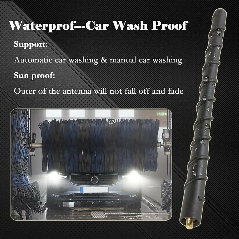 Repuesto de mástil aéreo antena corta negro coche para Infiniti FX35 FX45 QX60 EX37 Foto 3 de 4