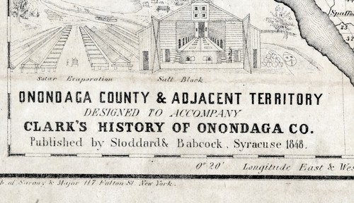 1848 Map of Onondaga County New York - Picture 2 of 4