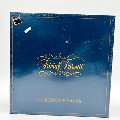Trivial Pursuit Master Game Genus Edition 1981 Horn Abbot - New Factory Sealed