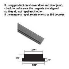 Flexible Magnetic Strip Insert for Framed Swi...