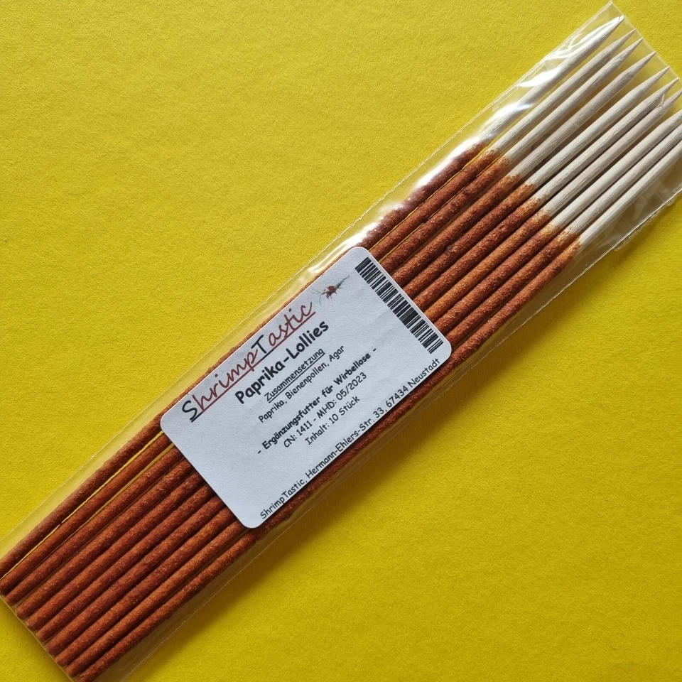 ShrimpTastic Lollies Set / 50 Stück / Garnelen Lollies Futters Stangen Lutscher - Bild 3 von 4