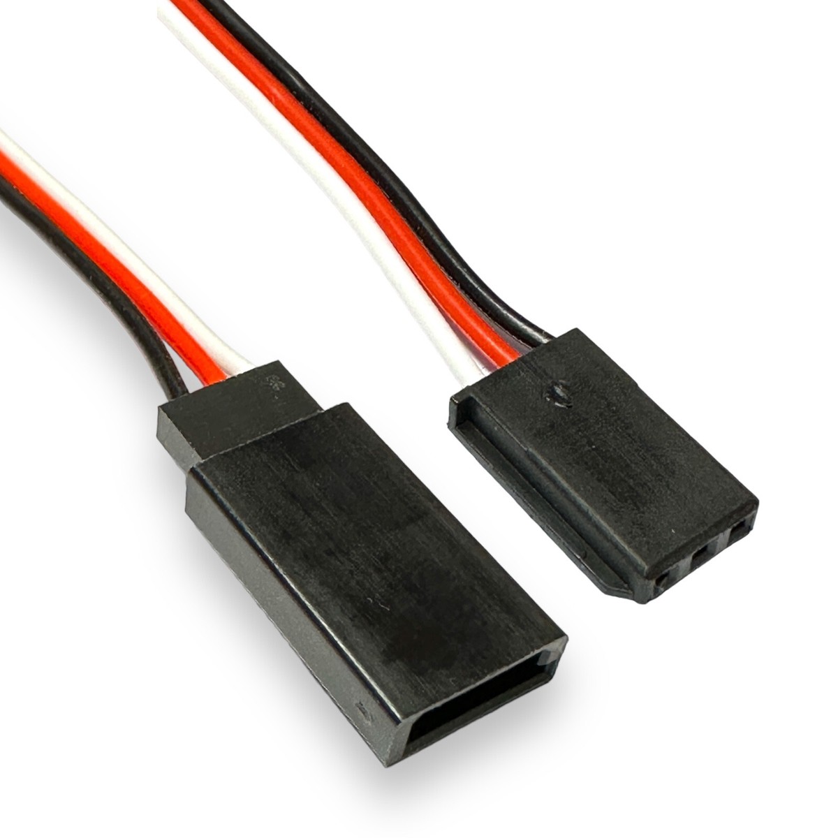 2x Cavo Servo 20cm Connettore Femmina Prolunga Futaba Robbe 26AWG - Foto 2