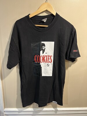 Cookies Scarface T Shirt Scarface Cookies Mens Graphic Tee Black Large