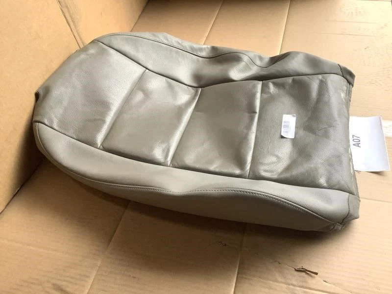 AUDI A6 3.2 QUATTRO 2005 2011 ASIENTO DEL CONDUCTOR DELANTERO IZQUIERDO CUBIERTA COJÍN SUPERIOR CUERO Foto 2 de 4