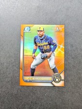 2022 Bowman - Chrome Orange Refractor /25 Branlyn Jaraba #BCP-15