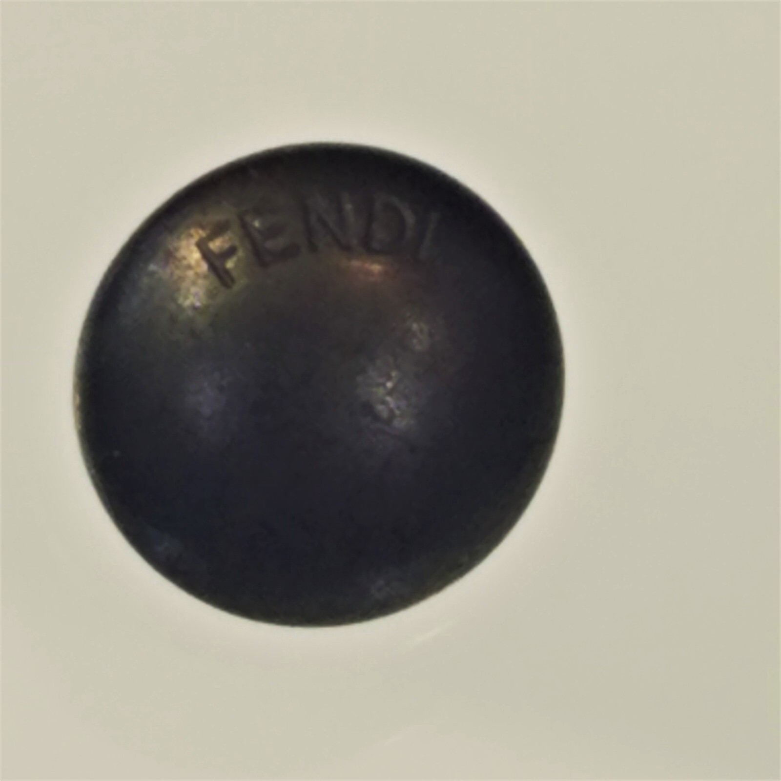 Fendi Replacement Button Black Color Small Metal Shank Button thumbnail 6