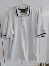 Reebok Shirt Mens Size XL White Golf Polo Vintage 90's Logo Stripe Button