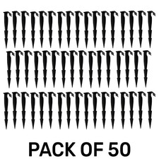 Garden Hold Down Barbed Pegs For 16mm Irrigation Pipework /Netting/Hose