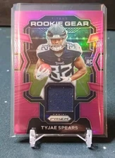 2023 prizm tyjae spears pink rookie gear