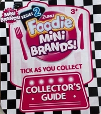 Foodie Mini Brands Series 2 You Pick!  Miniature Fast Food Pizza Sushi Cinnabon