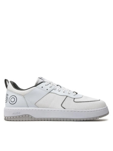 Mens Hugo by Hugo Boss Kilian Tenn Trainers Size 10 White RRP £189 BNIB - Picture 8 of 14