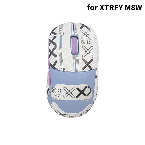 Mouse Sticker For Xtrfy M8W Mouse Grip Tape Skate Handmade Non Slip Lizard Skin - Photo 22/22