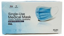 Single Use Face Mask Disposable Box of 50 New