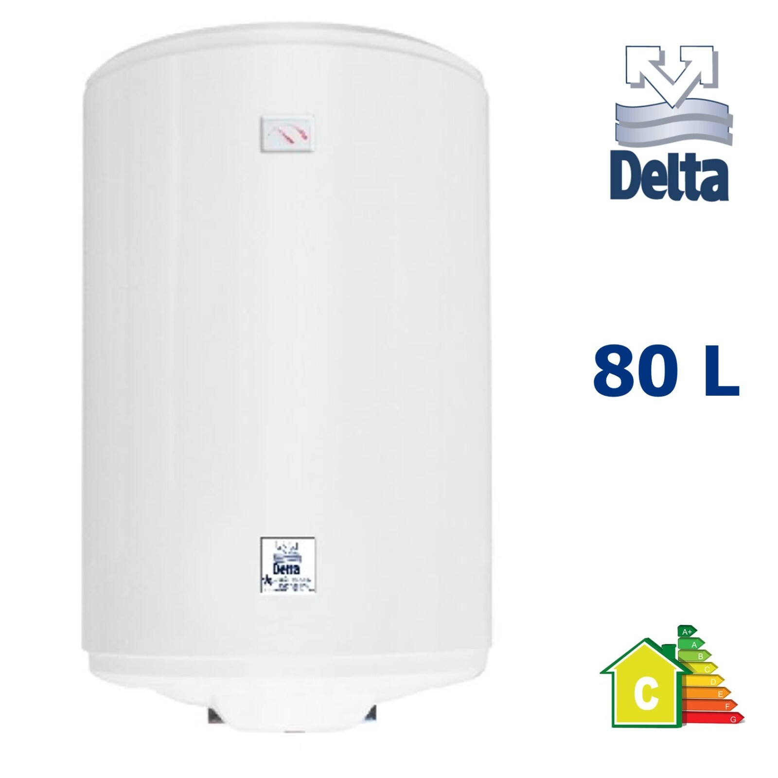 SCALDABAGNO ELETTRICO DELTA LT. 80 VERTICALE Anni 3 Garanzia
