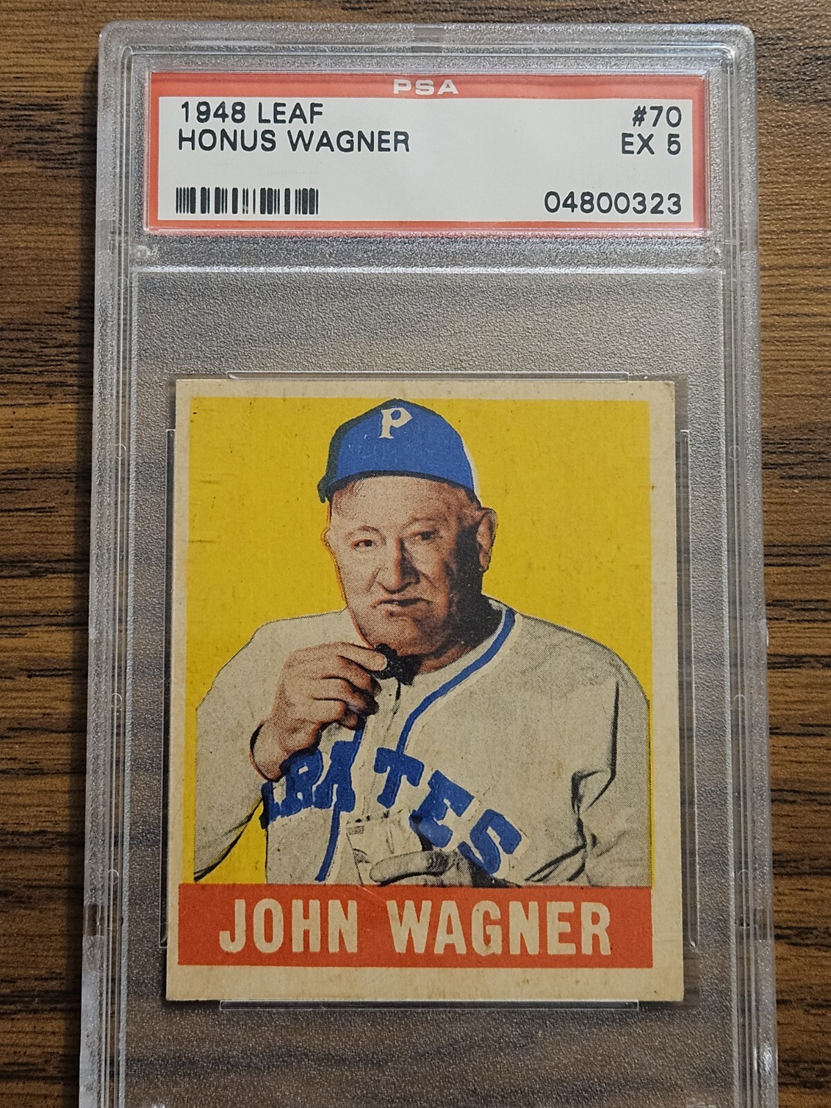 Honus Wagner 1948 Leaf Card#70 PSA 5