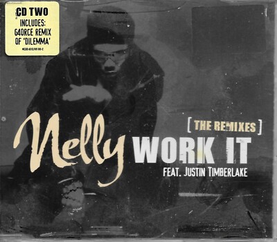 Nelly ft Justin Timberlake-Work It (The Remixes) CD2 3-track CD single Reel 2003