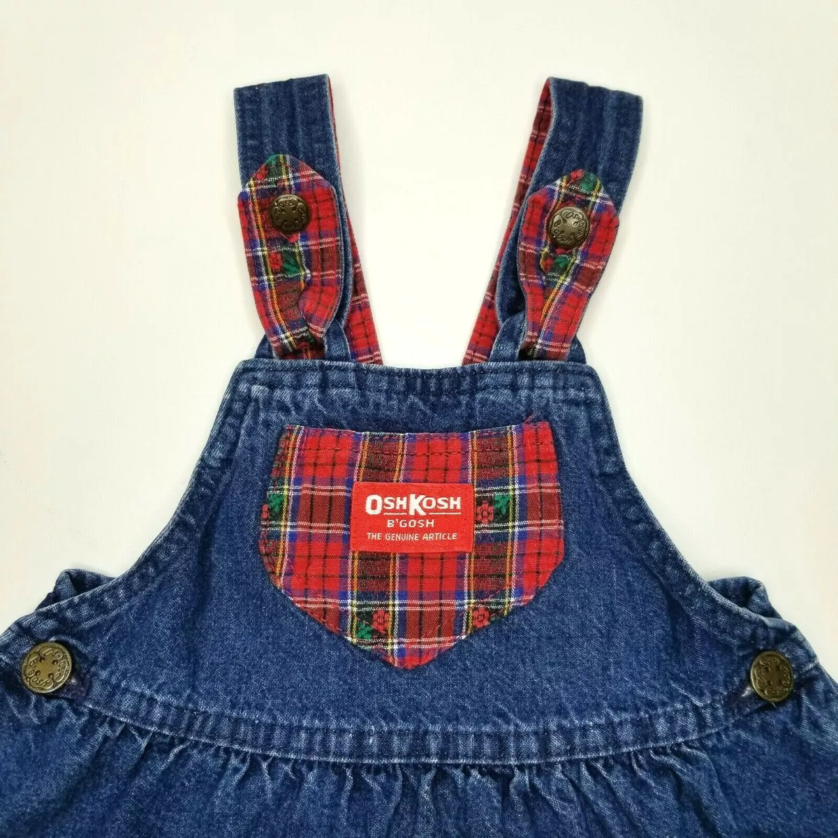 Red girl outlet denim dress