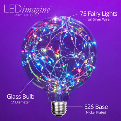 LED Fairy Light Bulb Multiple Color Home Patio Garden Globe Party Lamp Bulbs