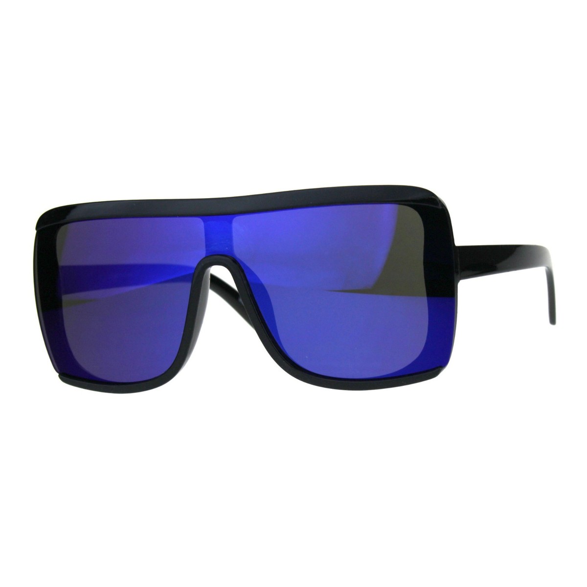 Polarized Oversized Square Sunglasses Trendy Flat Top Shield Shades UV400 Oversized Shield Sunglasses Unisex Fashion Square Flat Top  main image 3