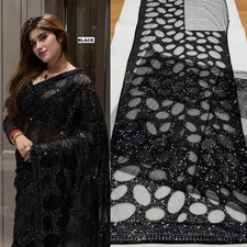 Indian Saree Wedding Designer Party Wear Blouse Bollywood Sari Ethnic Pakistani