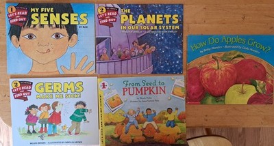 Lot 5 Let's Read and Find Out Science Books homeschool classroom level 1 & 2