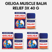 3 x 40g BALSEM OTOT GELIGA - Muscular Balm Neck Muscle Pain Relief
