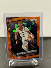 2025 Panini Prizm WNBA Monique Akoa Makani Orange Cracked Ice #98 RC