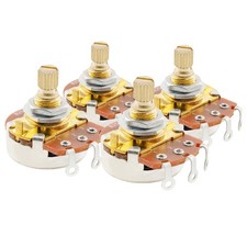 Musiclily Pro 4X Brass Shaft Full Metric B250K Linear Taper Guitar Potentiometer