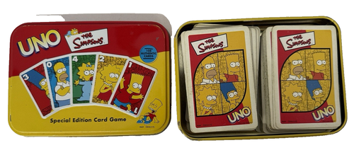 The SIMPSONS 2002 UNO Special Edition Card Game in Collectors Tin Complete - Picture 3 of 3