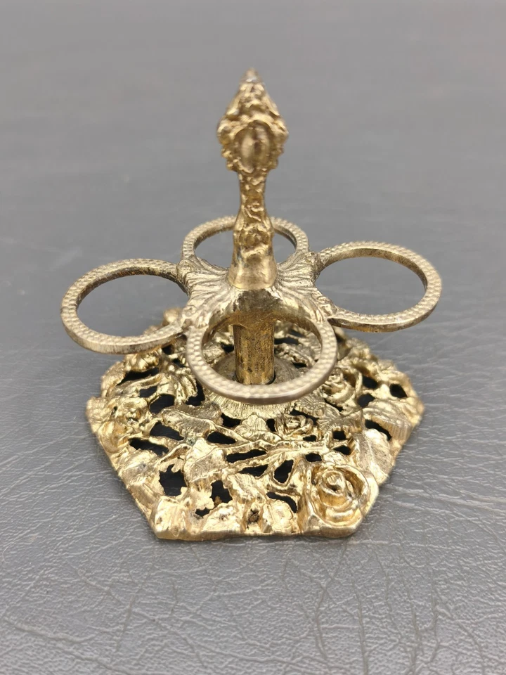 Vintage Lipstick Stand Holder 4 Hole - image 3 of 4