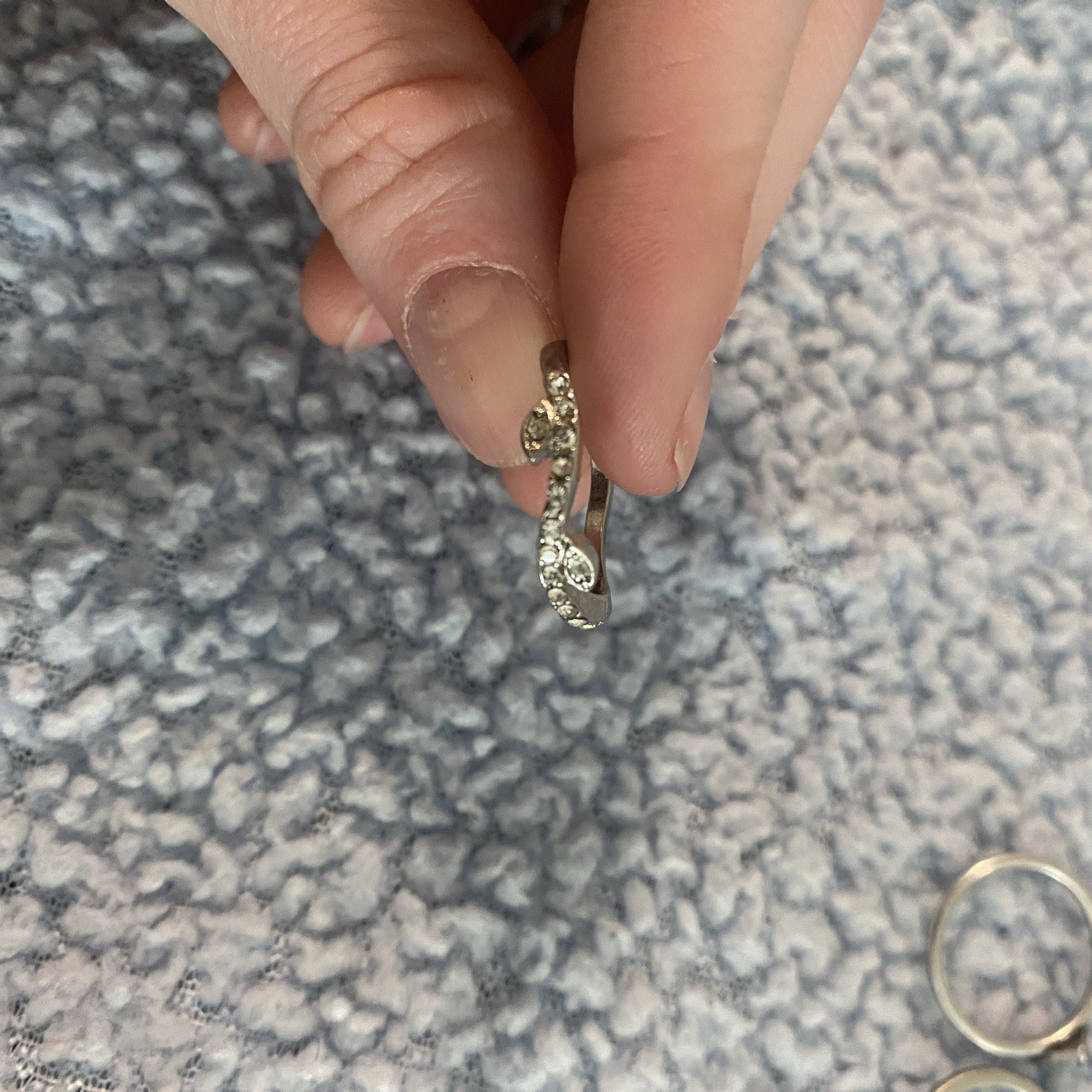 stackable silver rings - image 2