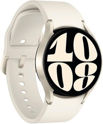 SAMSUNG Galaxy Watch6 40mm Aluminiumgehäuse mit Silikonarmband - Gold