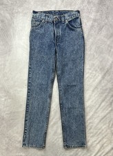 Vintage 90s Levis Jeans Orange Tab 506 Size Youth 12 Regular Kids Stone Wash