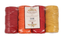 Pack x4 Autumn Macrame Multi Pack - 109 yards each - CDS Group - Brand New