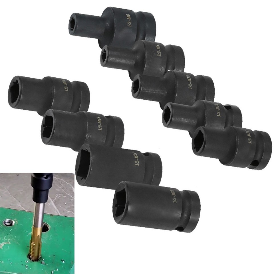 For Electric Tools 10PCS Square Screw Tap Sockets for Rethreading Taps ...