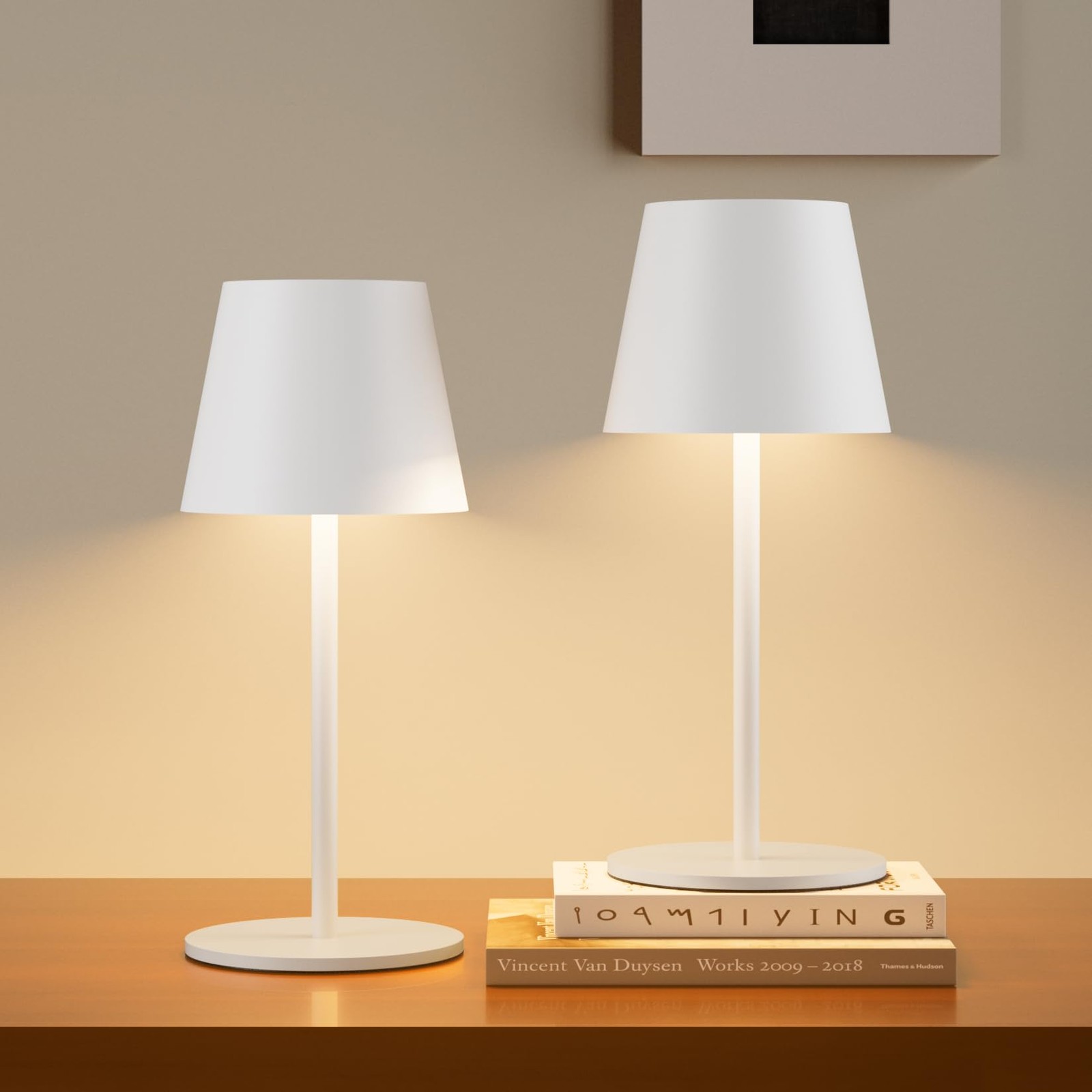2 Lampade da Comodino LED lundwa per Bambini e Casa - Senza Fili