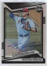 2022 Panini Elite Extra Edition Signatures Trystan Vrieling #100 Auto y0i