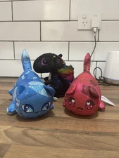 🧸 Anora Dragon Beanie Boo & Aphmau MeeMeow Gem Cats Plush Bundle