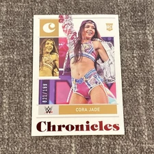 2022 Panini Chronicles WWE Cora Jade Red #/199 #19 RC Rookie Card