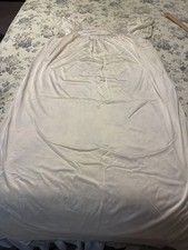 Vintage Shadowline Small Nylon Ivory Nightgown Cottagecore Lace Floral Maxi