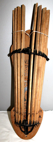 American Wringer Co Horse Shoe Brand Wall Mounted Victorian Wooden Drying Rack