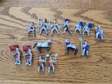 Safari LTD Knight Holding Flag 3" Figure Lot
