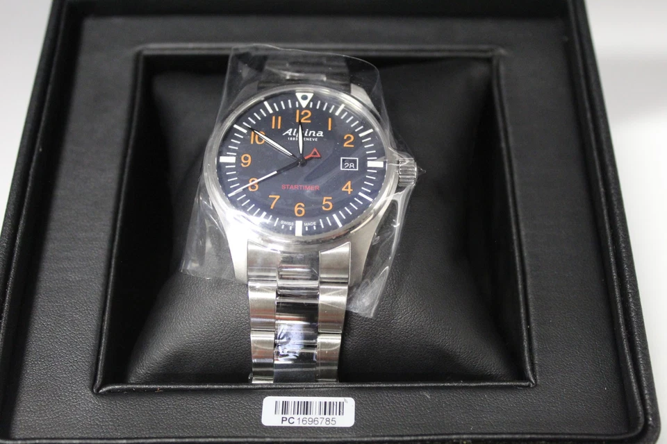 Reloj para hombre Alpina Startimer Pilot esfera negra *LEER DESCRIPCIÓN* PC1696785 Foto 3 de 3