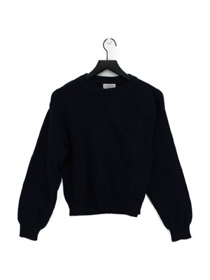 United Colors Of Benetton Herren Pullover M Blau 100% Baumwolle Rundhals Pulli